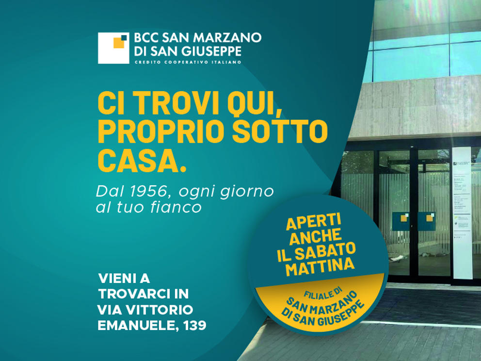 Dal 1956 ogni giorno al tuo fianco- A San Marzano aperti anche il