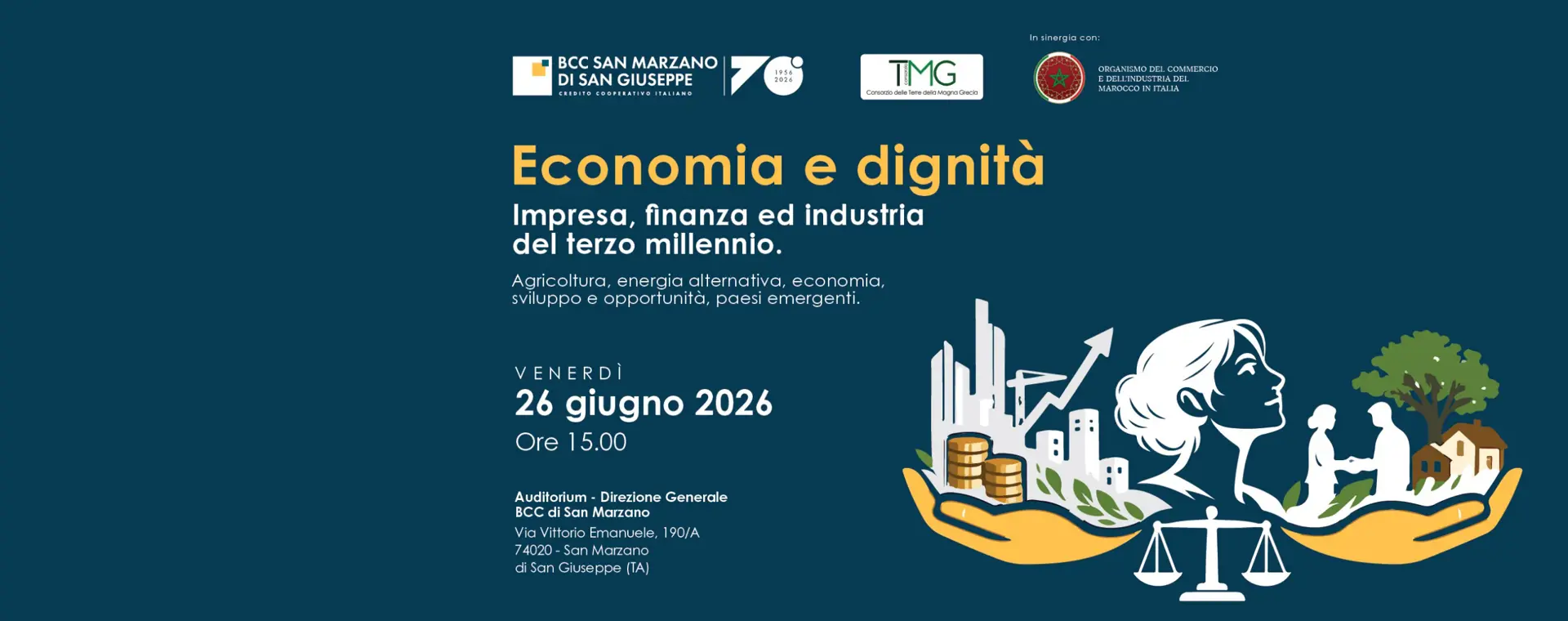 Economia e dignità – Impresa, finanza ed industria del terzo mill