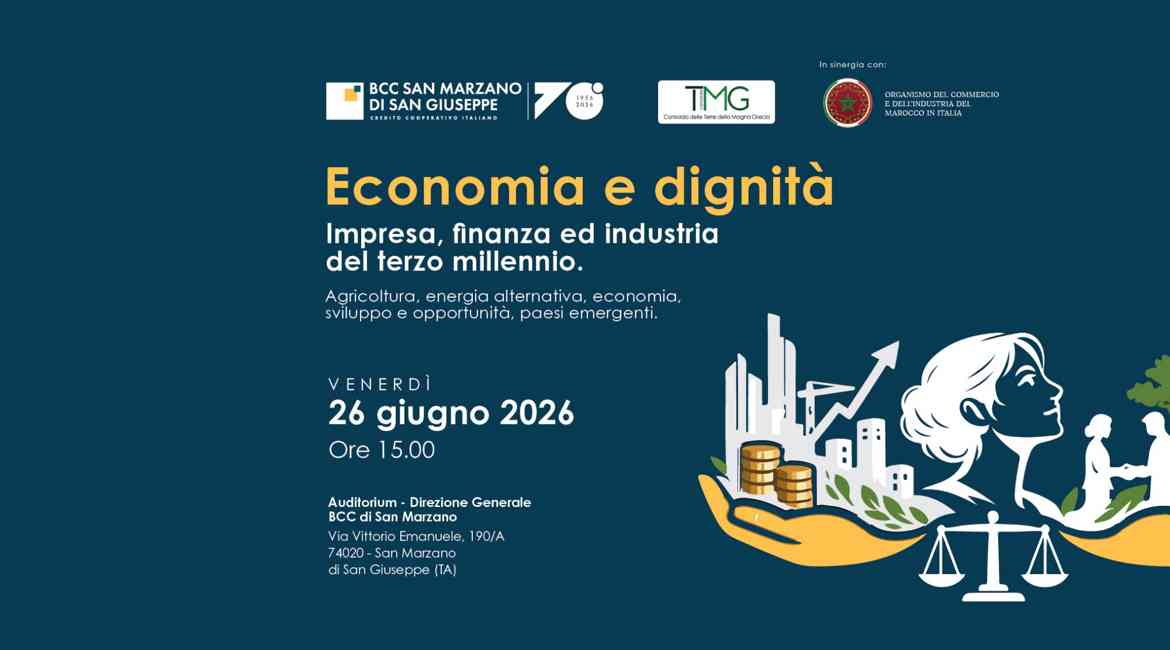 Economia E Dignita Banner