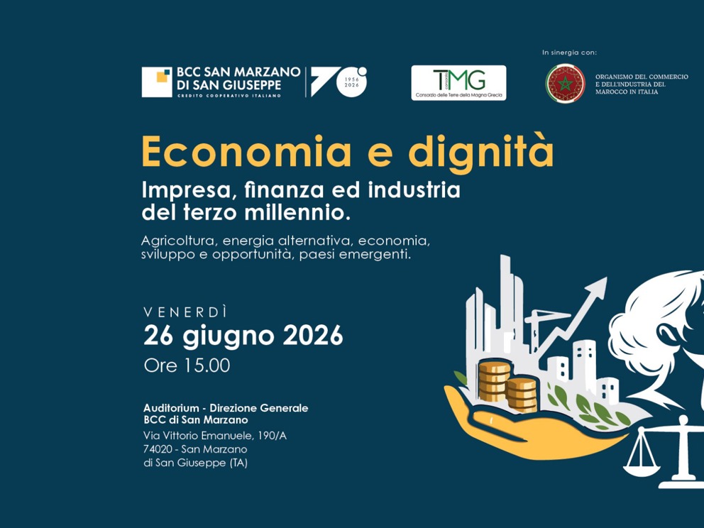 Economia e dignità – Impresa, finanza ed industria del terzo mill
