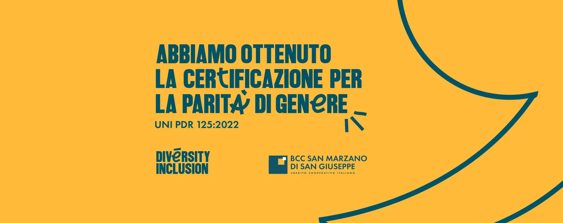BCC San Marzano ottiene la Certificazione di Parità di Genere UNI